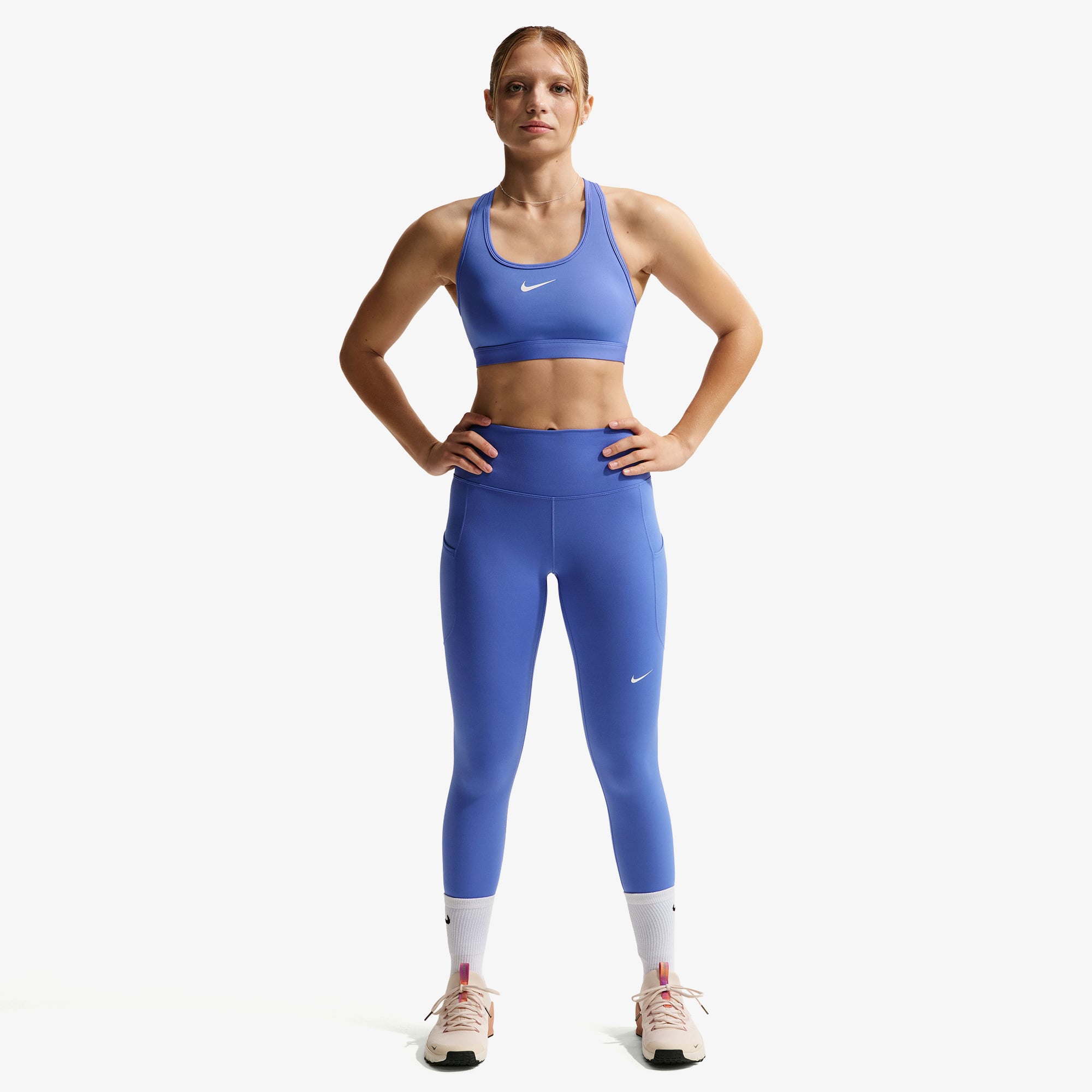  Nike Swoosh Kadın Mor Bra