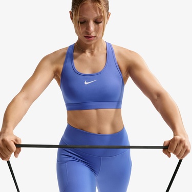  Nike Swoosh Kadın Mor Bra
