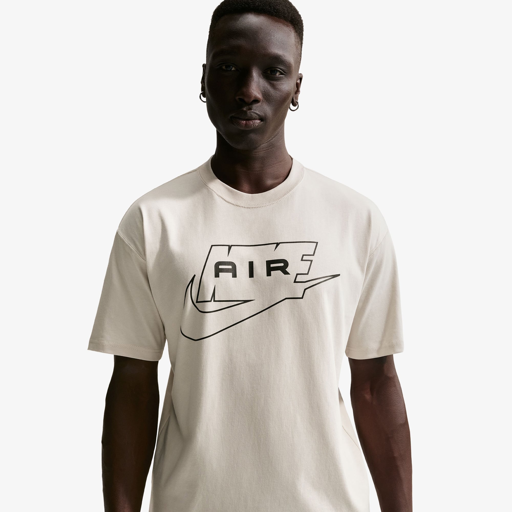 Nike Sportswear Erkek Krem Rengi T-Shirt