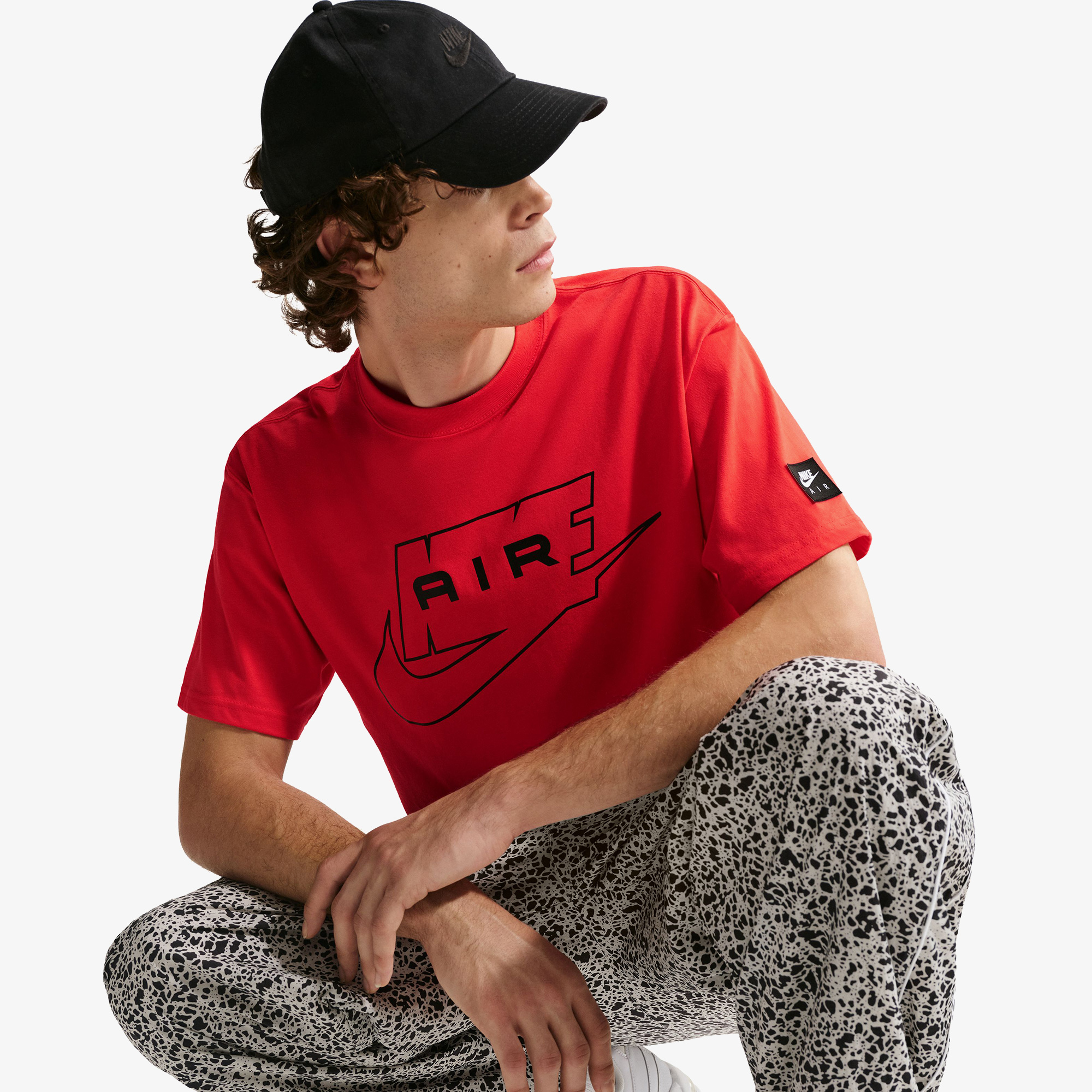 Nike Sportswear Erkek Kırmızı T-Shirt