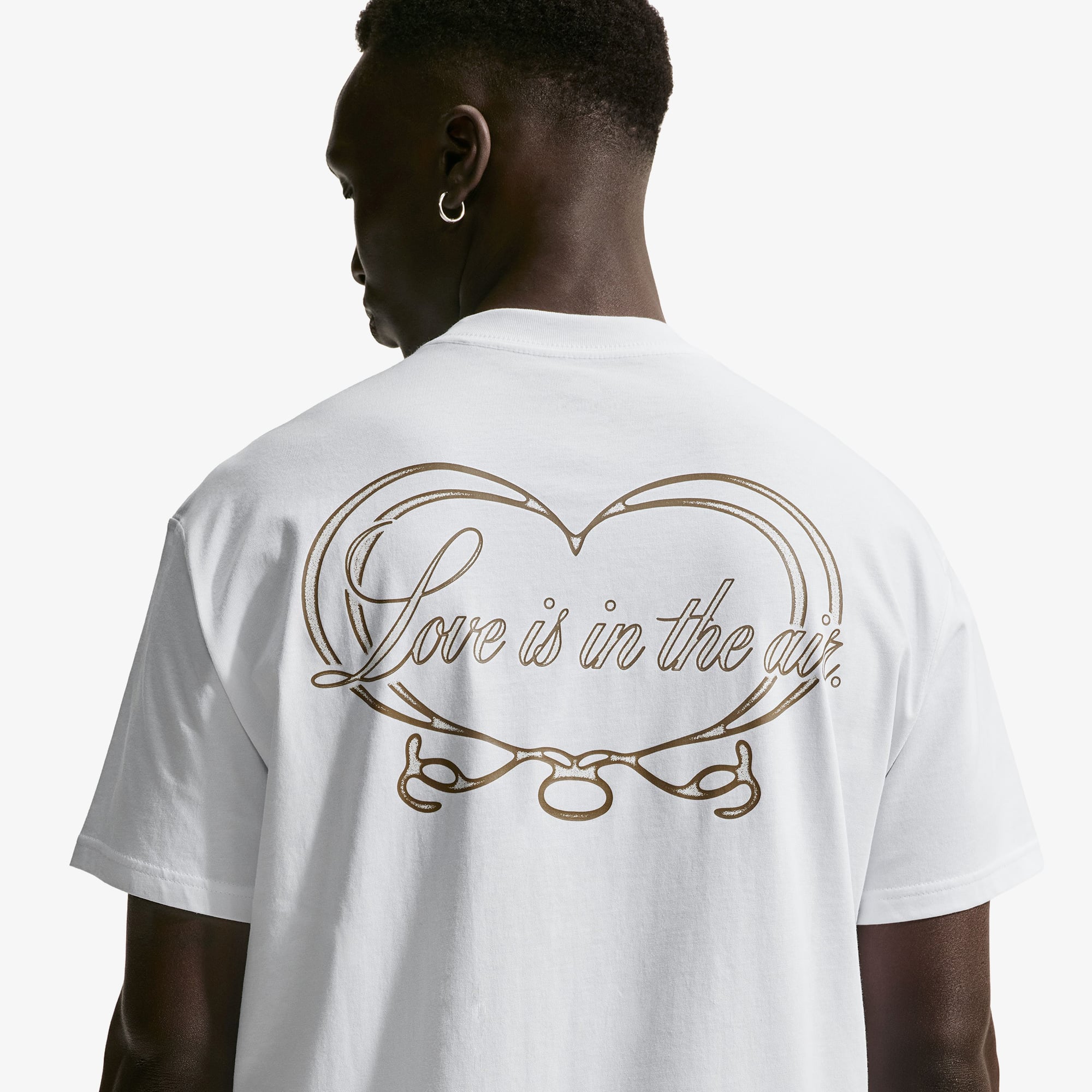  Nike Sportswear Love in Air Erkek Beyaz T-Shirt