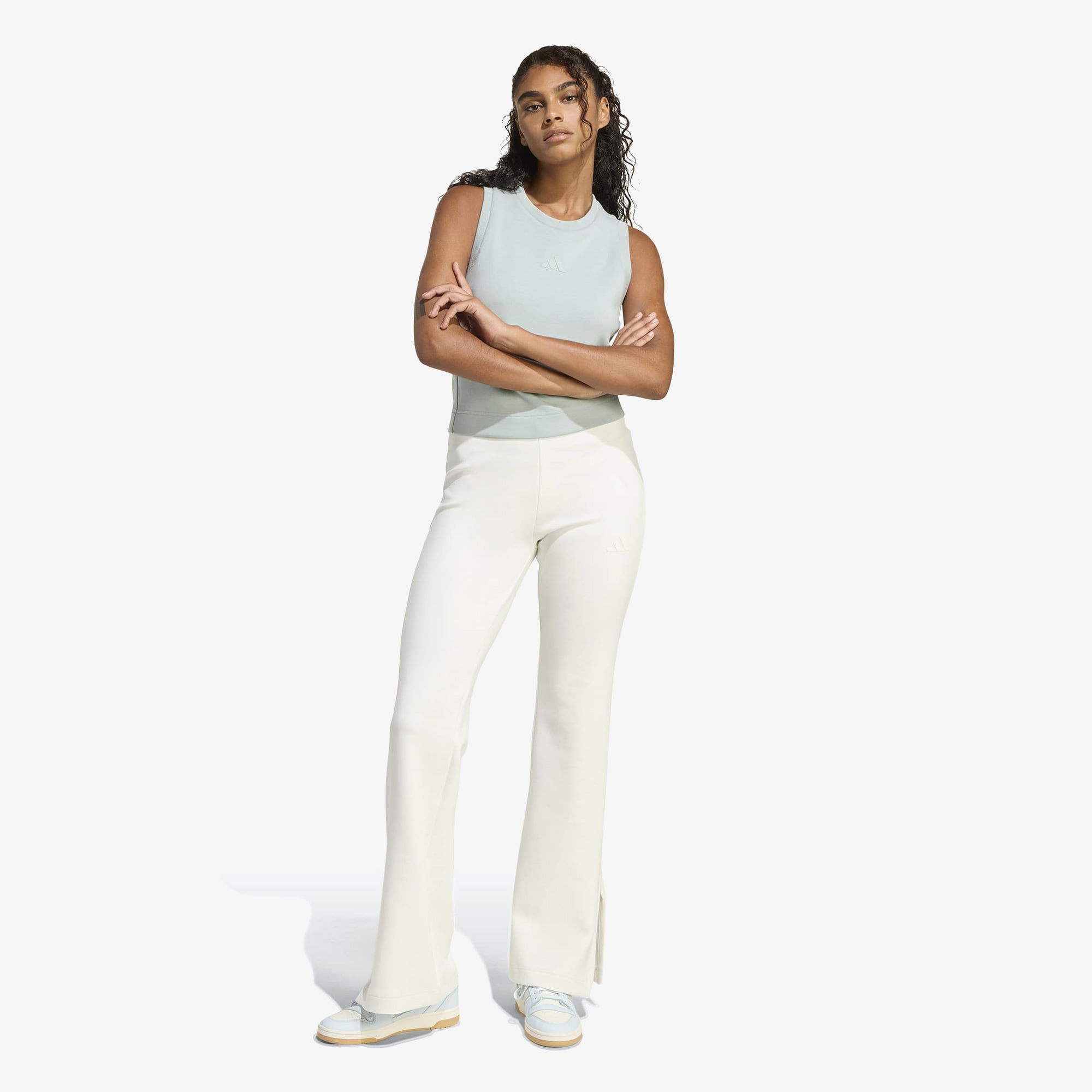 adidas Soft Lux Kadın Beyaz Eşofman Altı