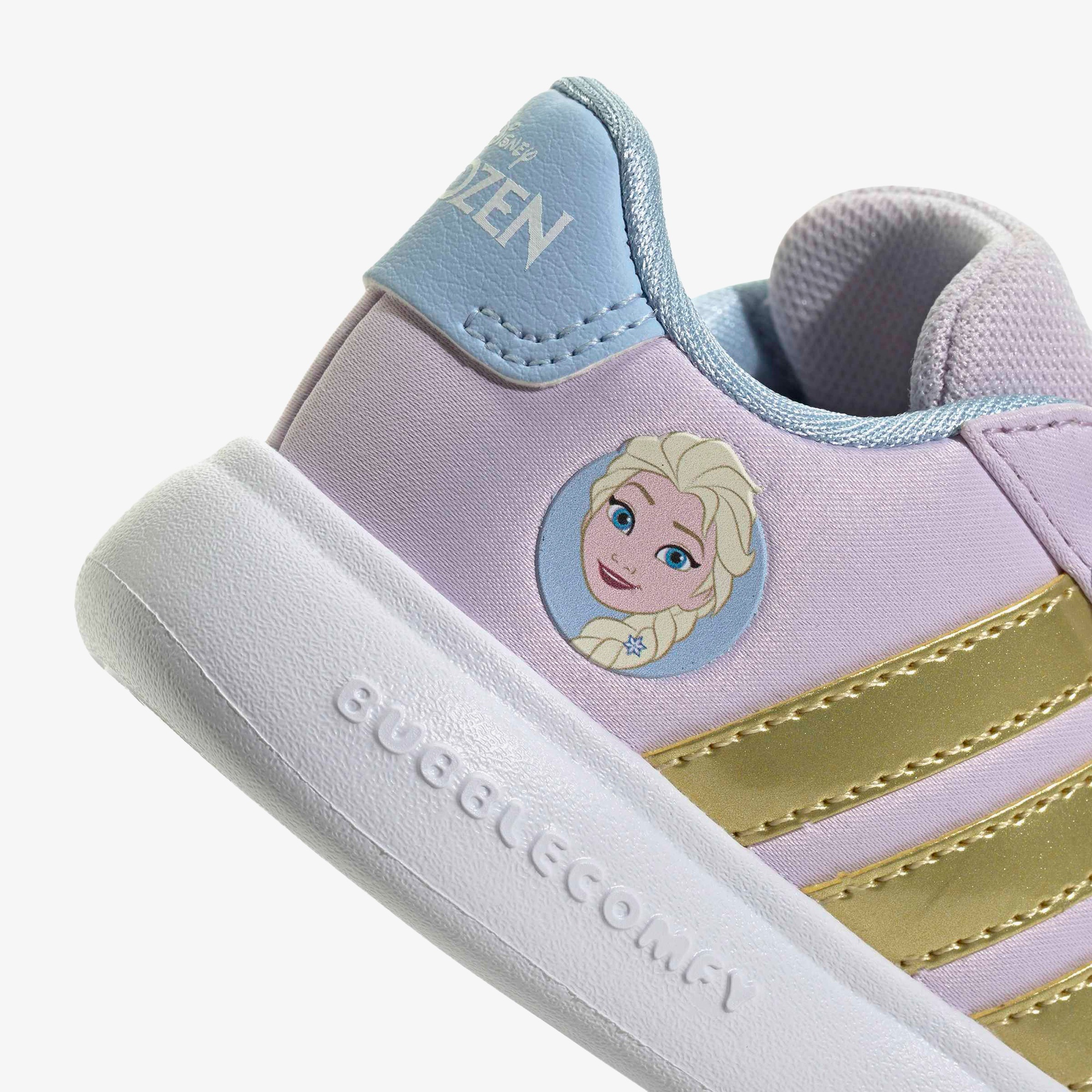 adidas x Disney Grand Court Elsa Çocuk Mor Spor Ayakkabı