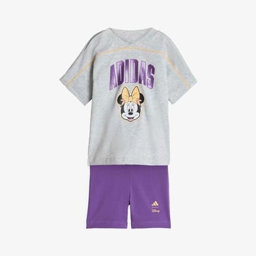  adidas Disney Minnie Mouse Set Çocuk Gri Şort Takım