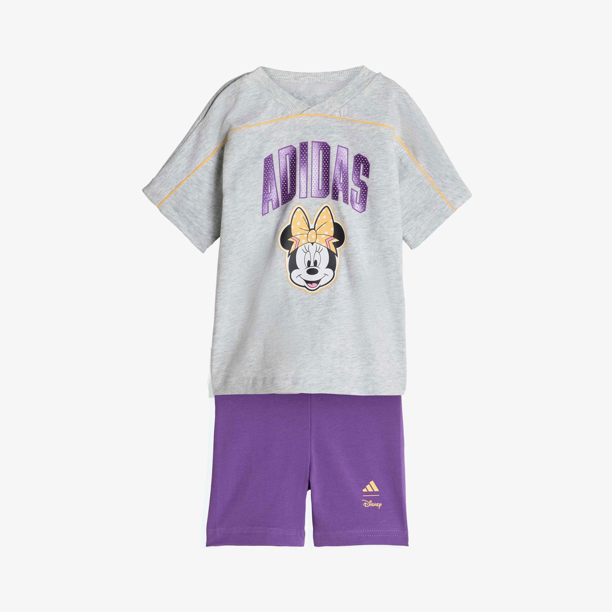  adidas Disney Minnie Mouse Set Çocuk Gri Şort Takım