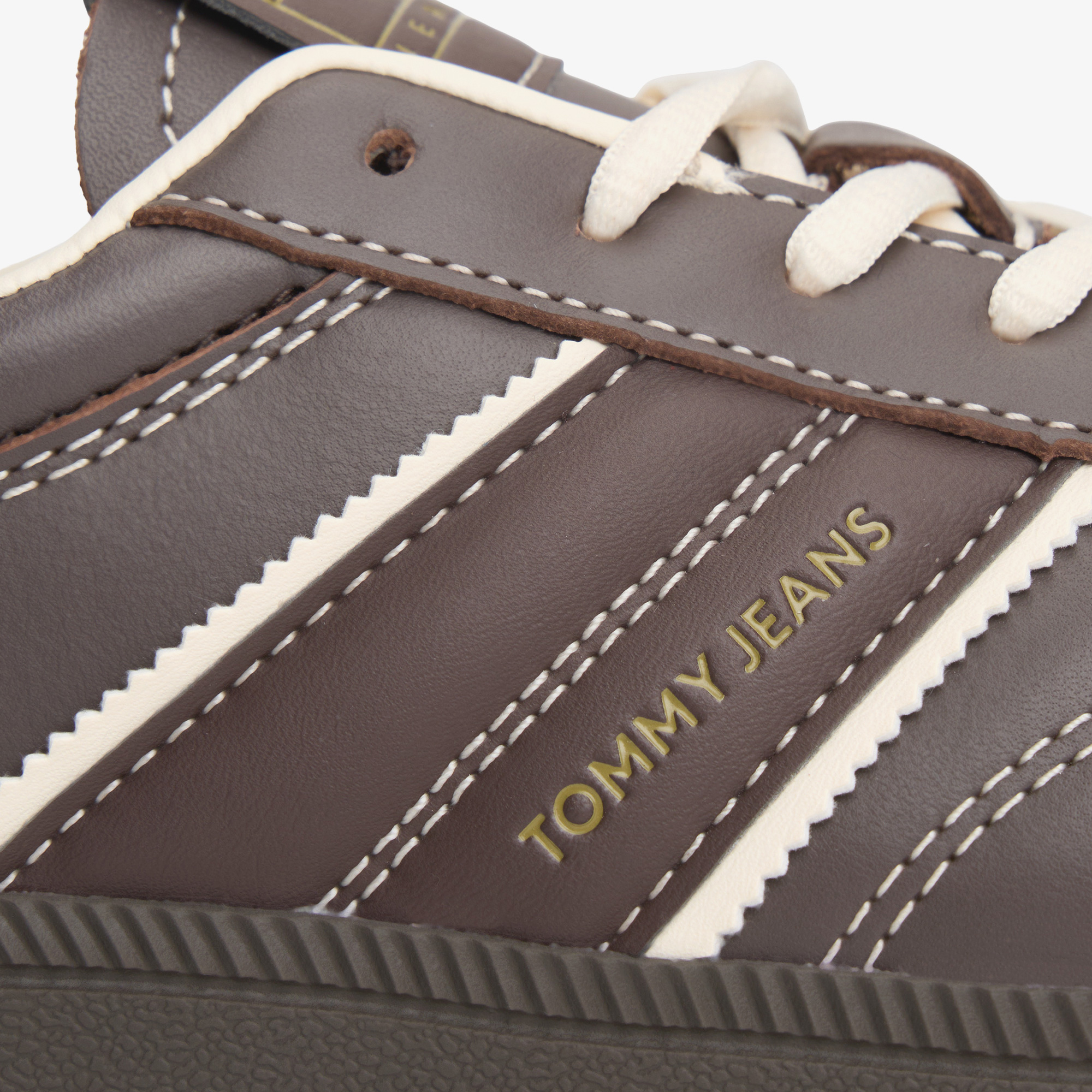 Tommy Hilfiger The Greenwich Edge Leather Kadın Kahverengi Spor Ayakkabı