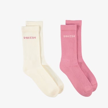  UNITED4 Classic Unisex Krem 2li Çorap