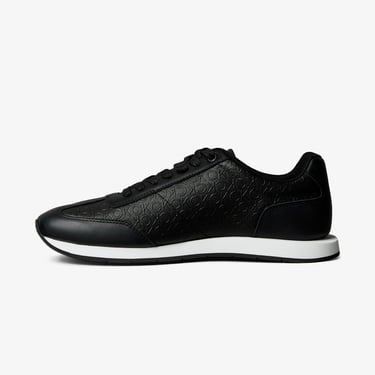  Calvin Klein Runn Lace up Mono Erkek Siyah Sneaker