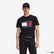 Tommy Hilfiger Flag Erkek Siyah T-Shirt