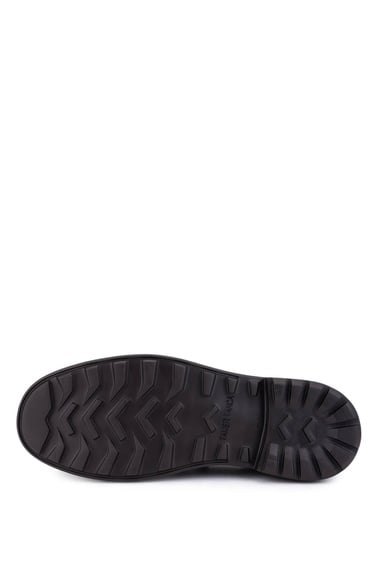  Tamer Tanca Erkek Hakiki Deri Kahverengi Süet Loafer Ayakkabı