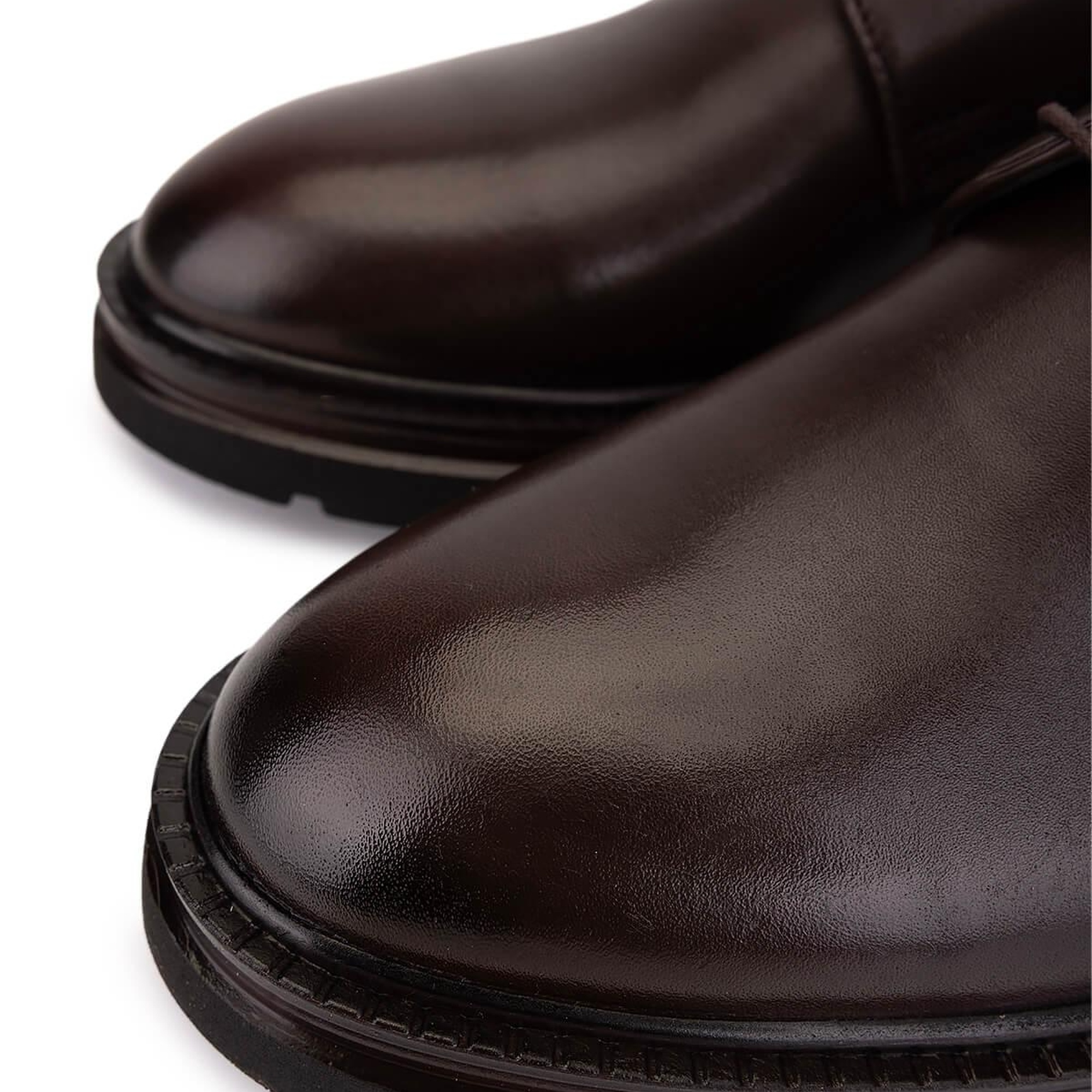 Tamer Tanca Erkek Hakiki Deri Kahverengi Klasik Ayakkabı