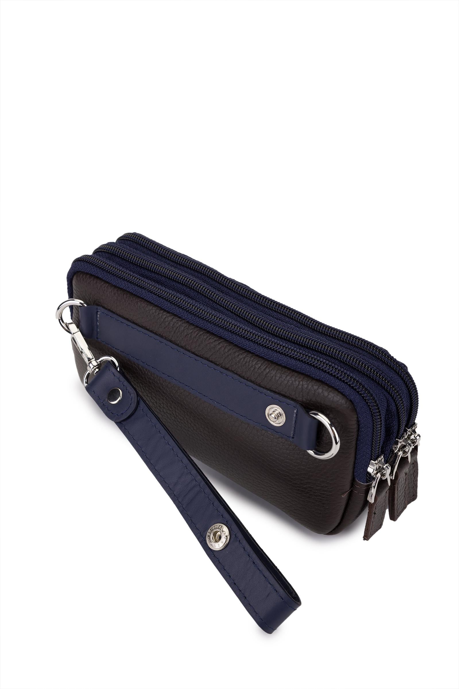  Tamer Tanca Erkek Hakiki Deri Kahverengi El Çantası