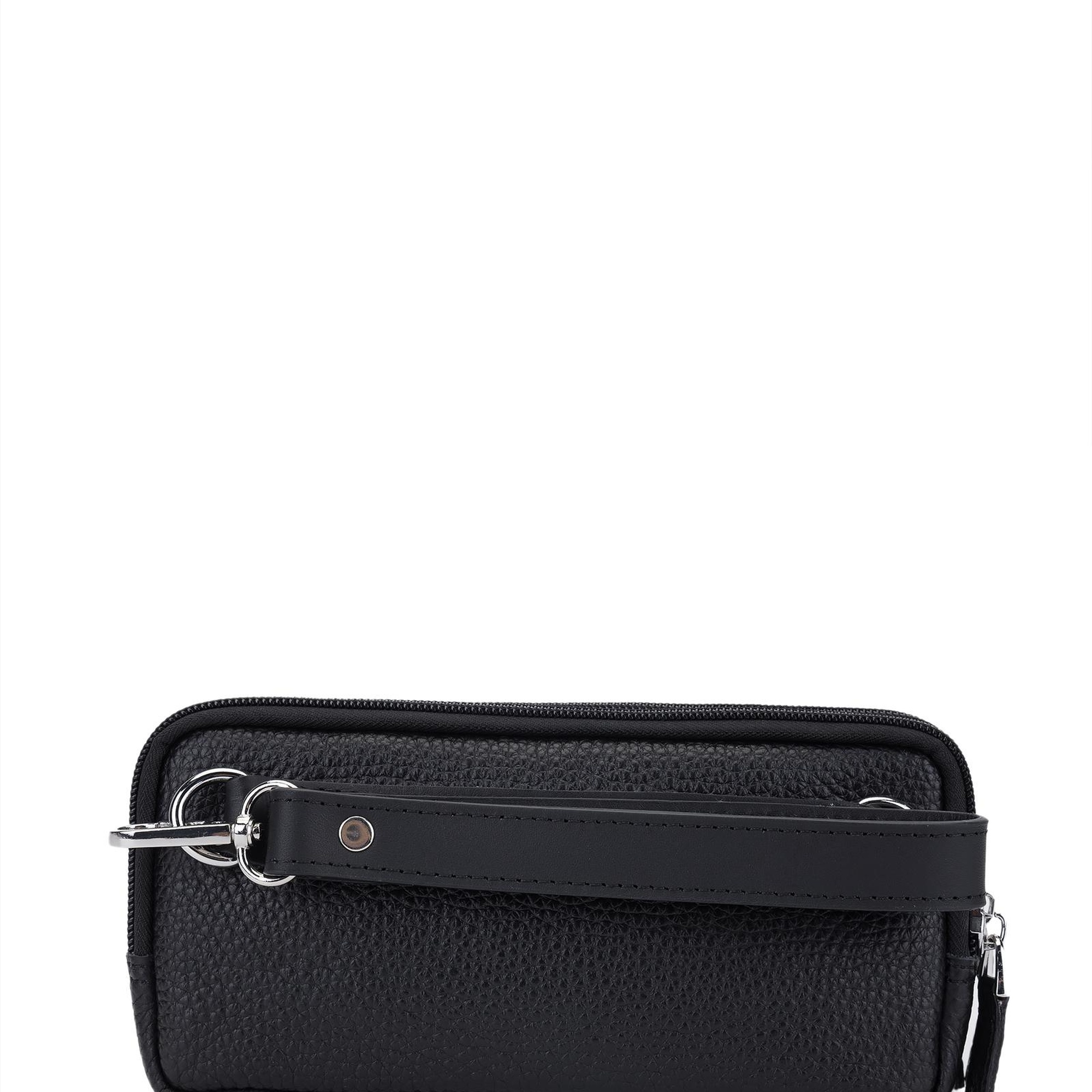 Tamer Tanca Erkek Hakiki Deri Siyah El Çantası