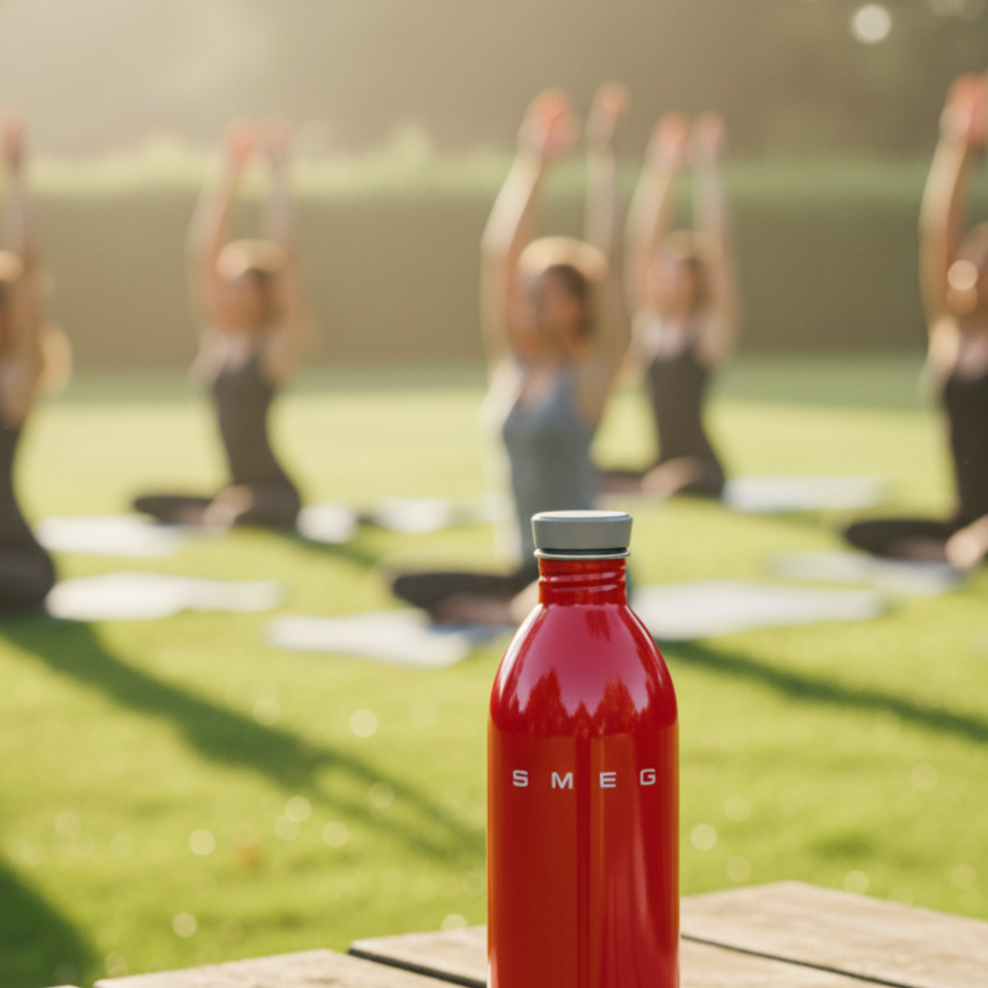 Smeg x 24Bottles Urban Bottle Siyah Termos 1L