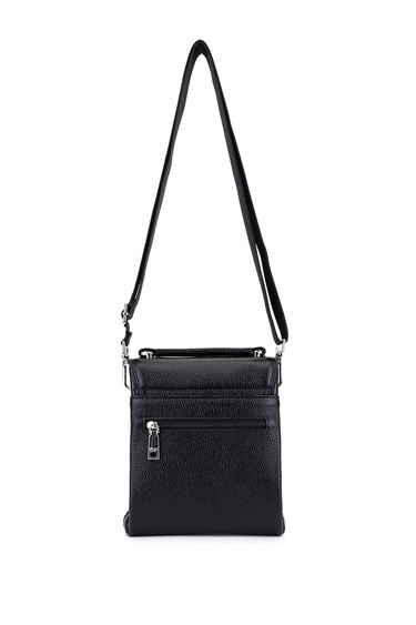  Tamer Tanca Erkek Hakiki Deri Siyah Postacı Çanta