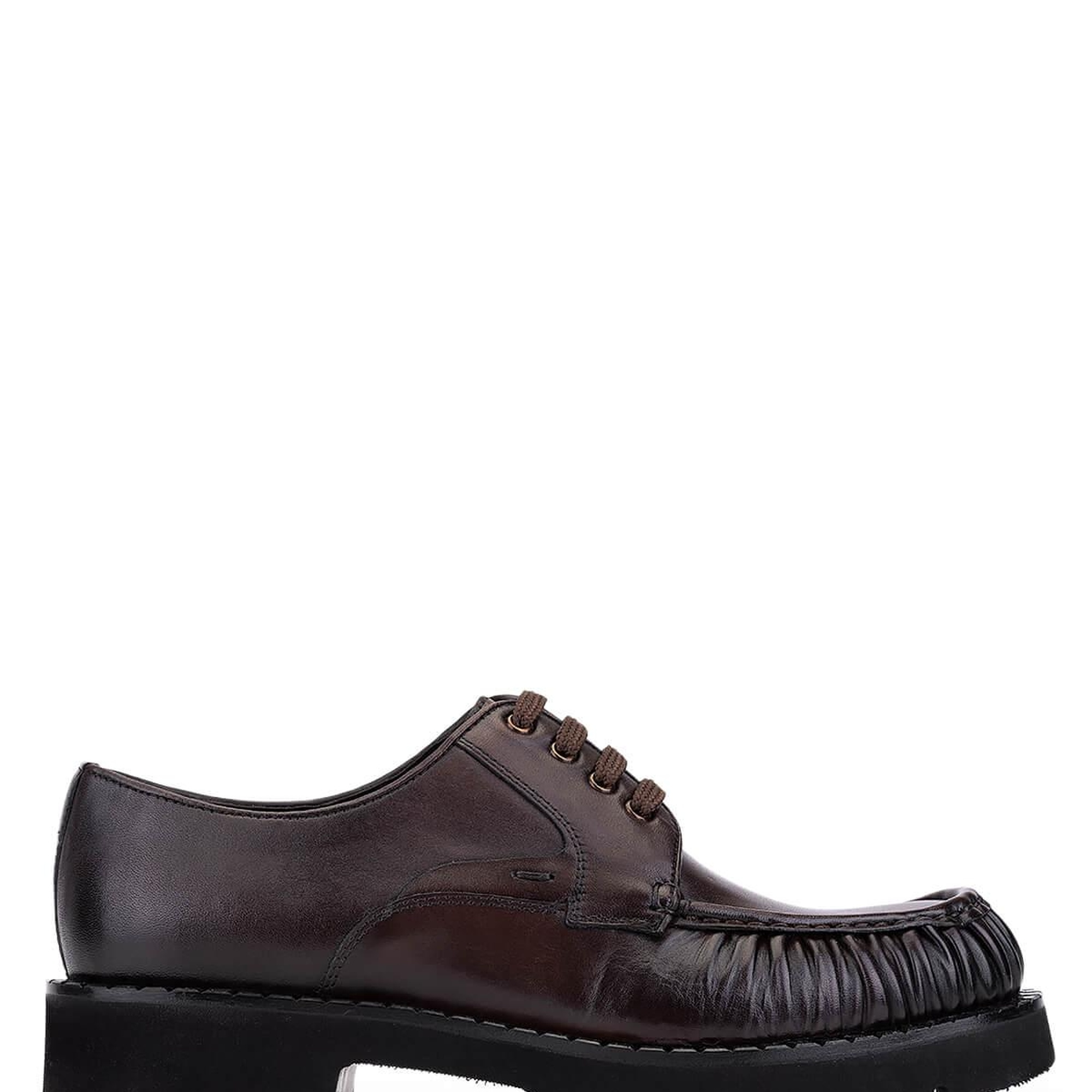 Tamer Tanca Erkek Hakiki Deri Kahverengi Casual Ayakkabı