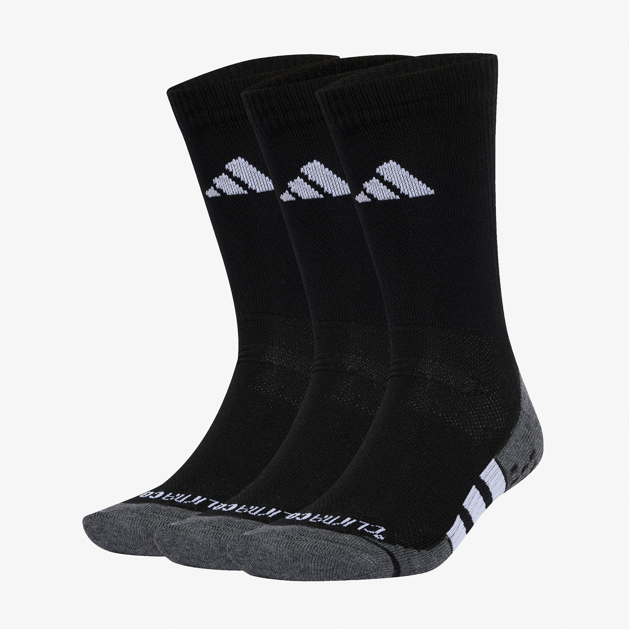 adidas Performance Grip Climacool Cushioned 3' lü Unisex Siyah Çorap
