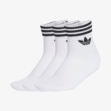  adidas 3-Stripes Ankle 3' lü Unisex Beyaz Çorap