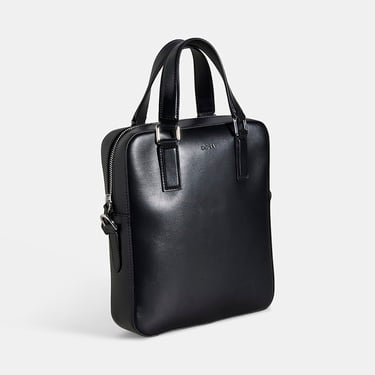  Erkek Siyah Deri Postacı Çantası