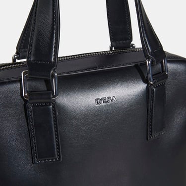  Erkek Siyah Deri Postacı Çantası