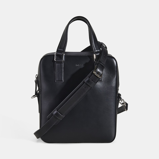  Erkek Siyah Deri Postacı Çantası