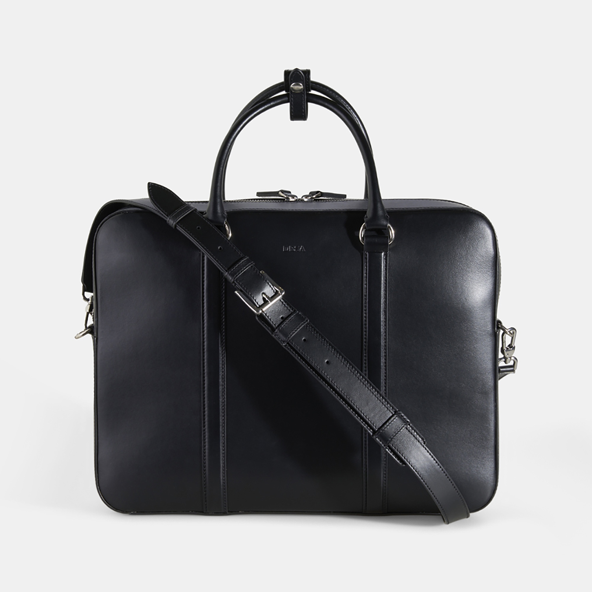 Erkek Siyah Deri Evrak Çantası