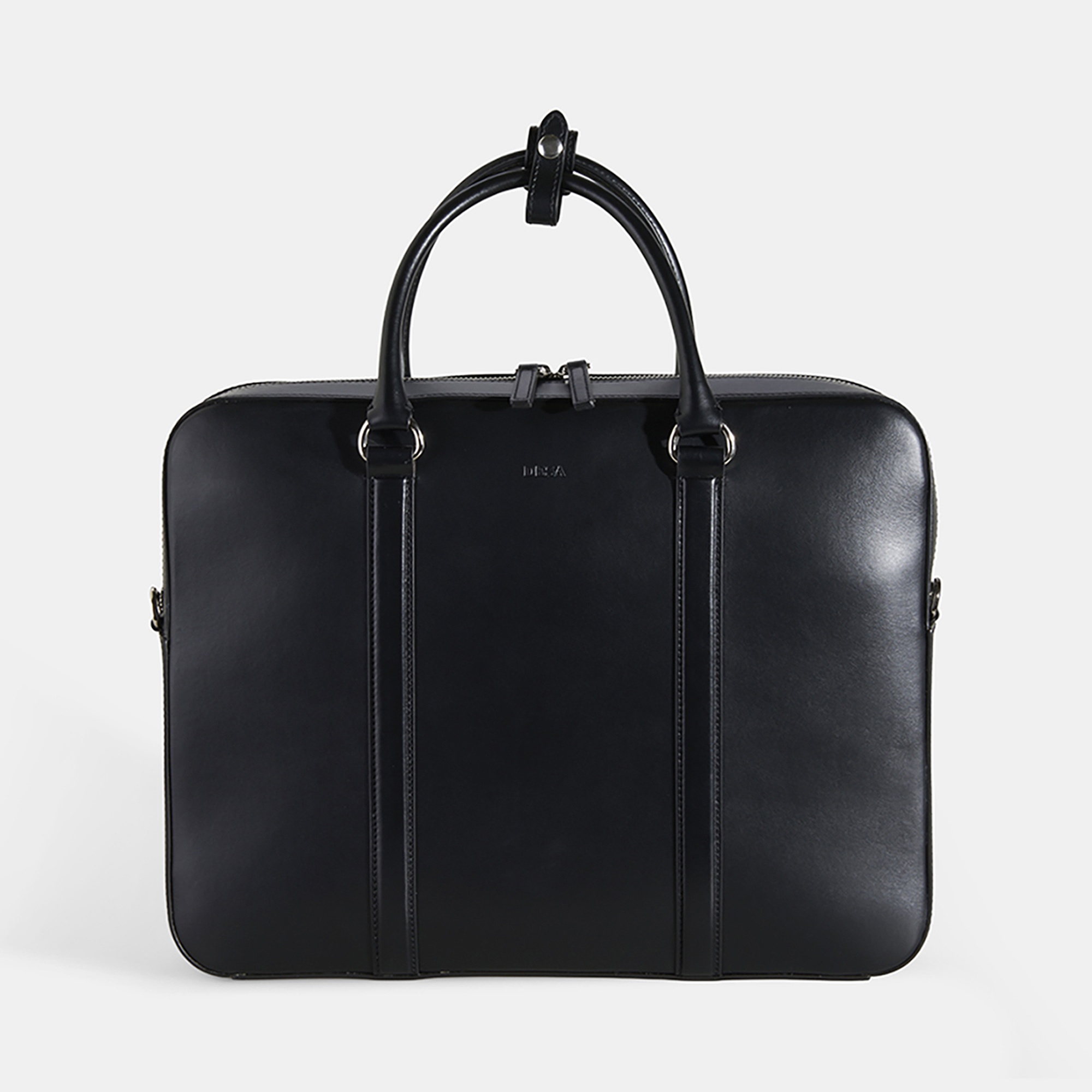 Erkek Siyah Deri Evrak Çantası