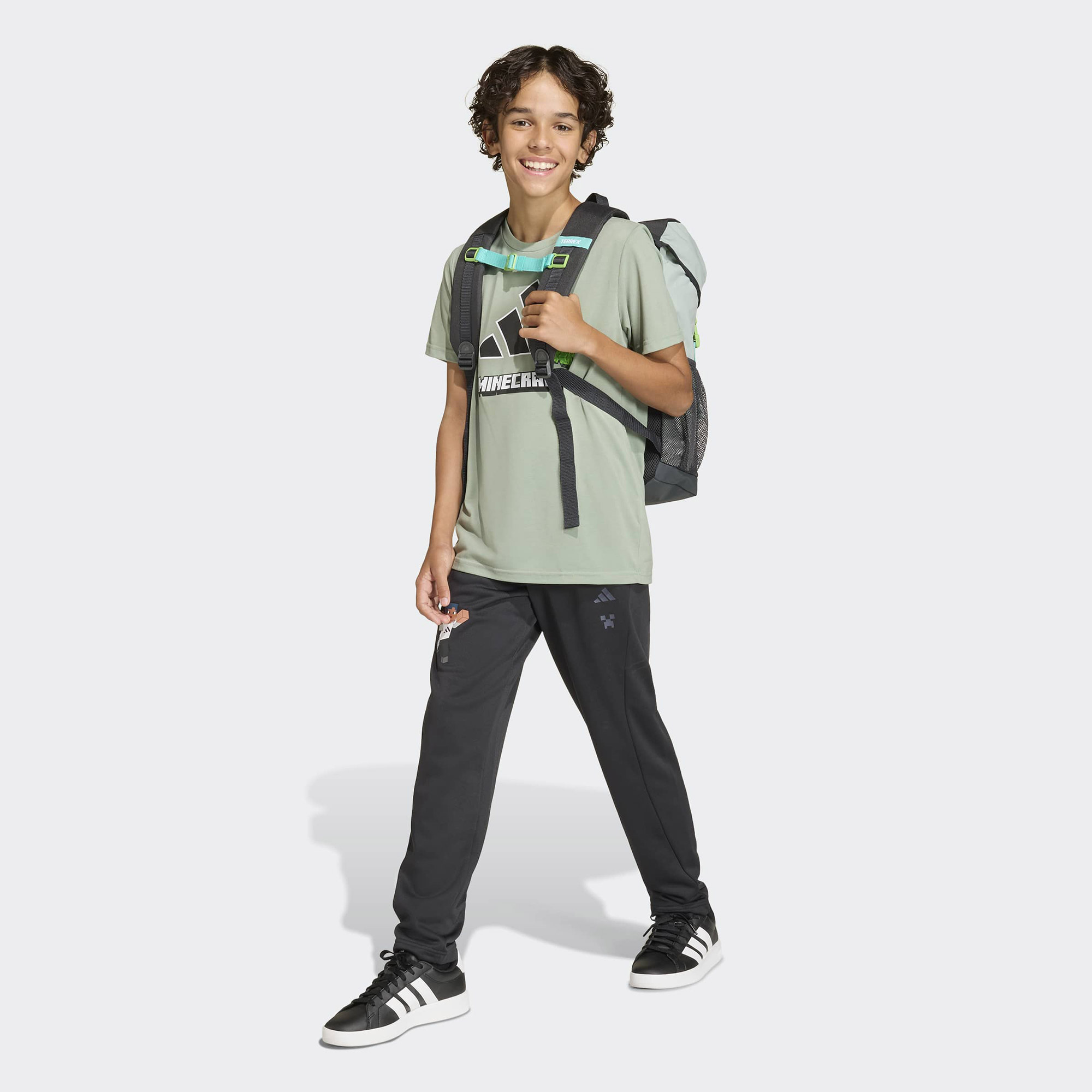  adidas Minecraft Training Çocuk Yeşil T-Shirt