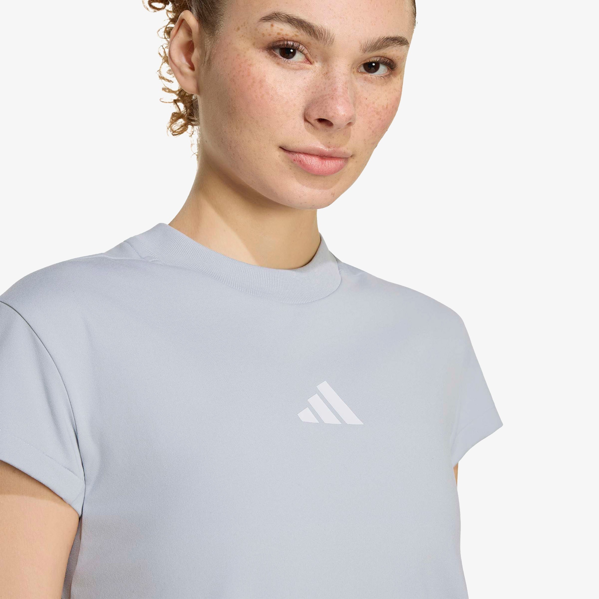 adidas Z.N.E Kadın Gri T-Shirt
