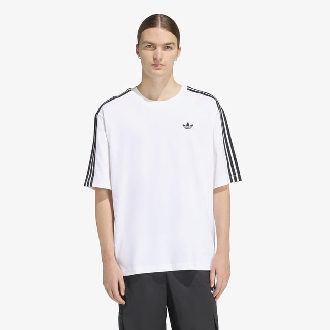  adidas Adicolor 3-Stripes Erkek Beyaz T-Shirt