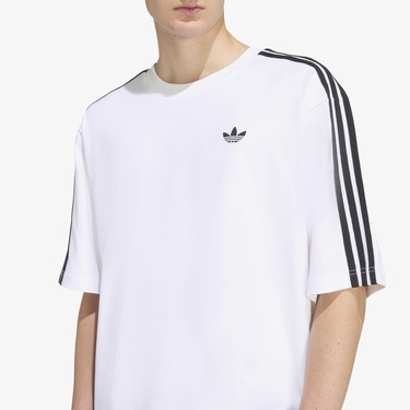  adidas Adicolor 3-Stripes Erkek Beyaz T-Shirt