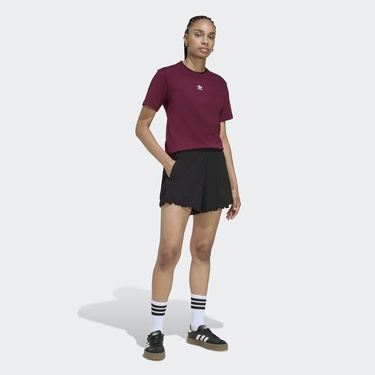  adidas Adicolor Essentials Kadın Bordo T-Shirt