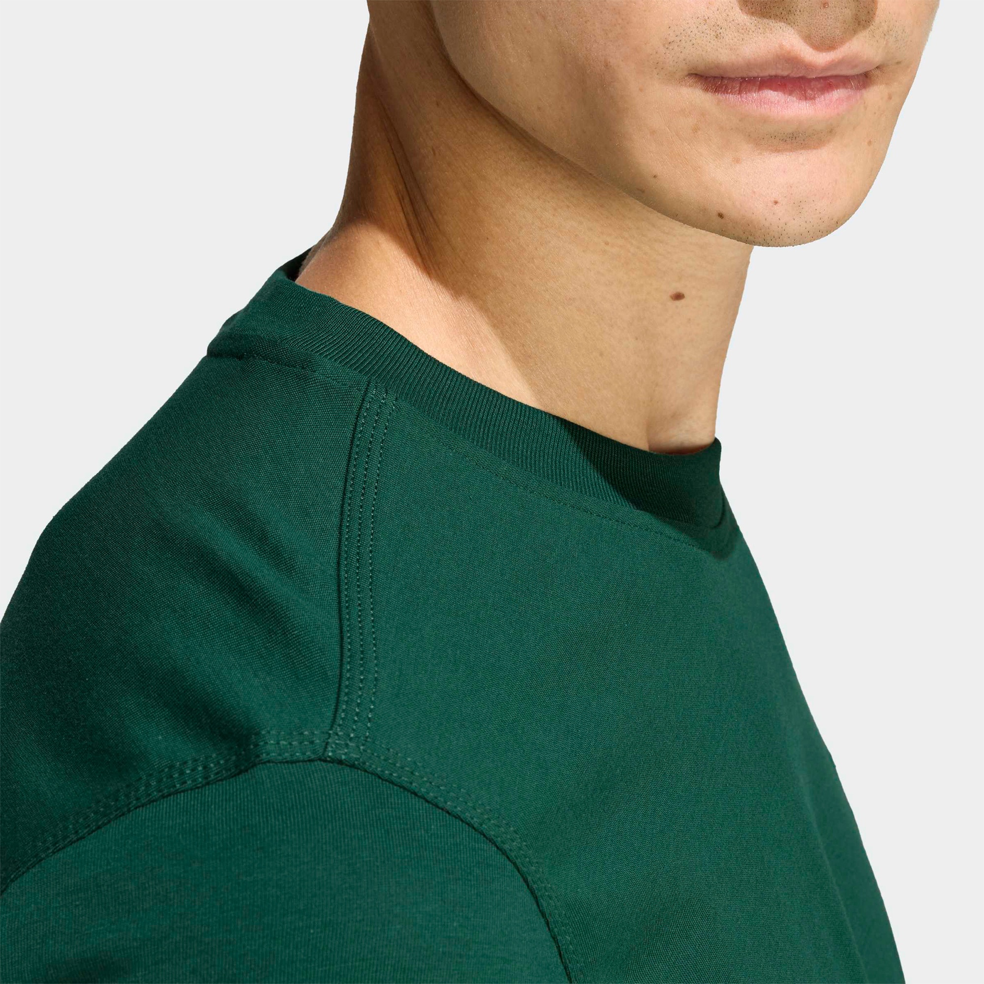 adidas Trefoil Essentials Erkek Yeşil Tişört