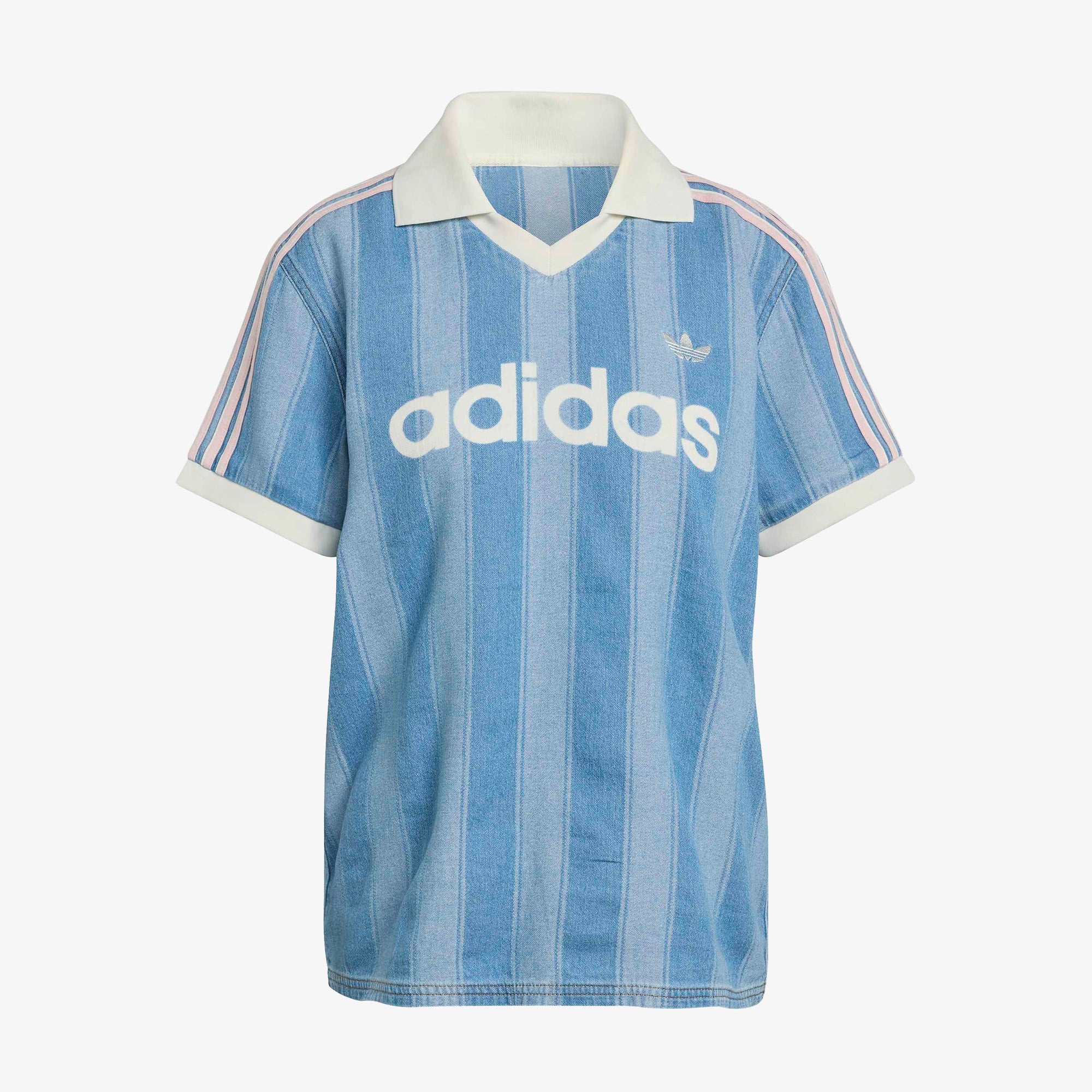 adidas Denim Jersey Kadın Mavi T-Shirt