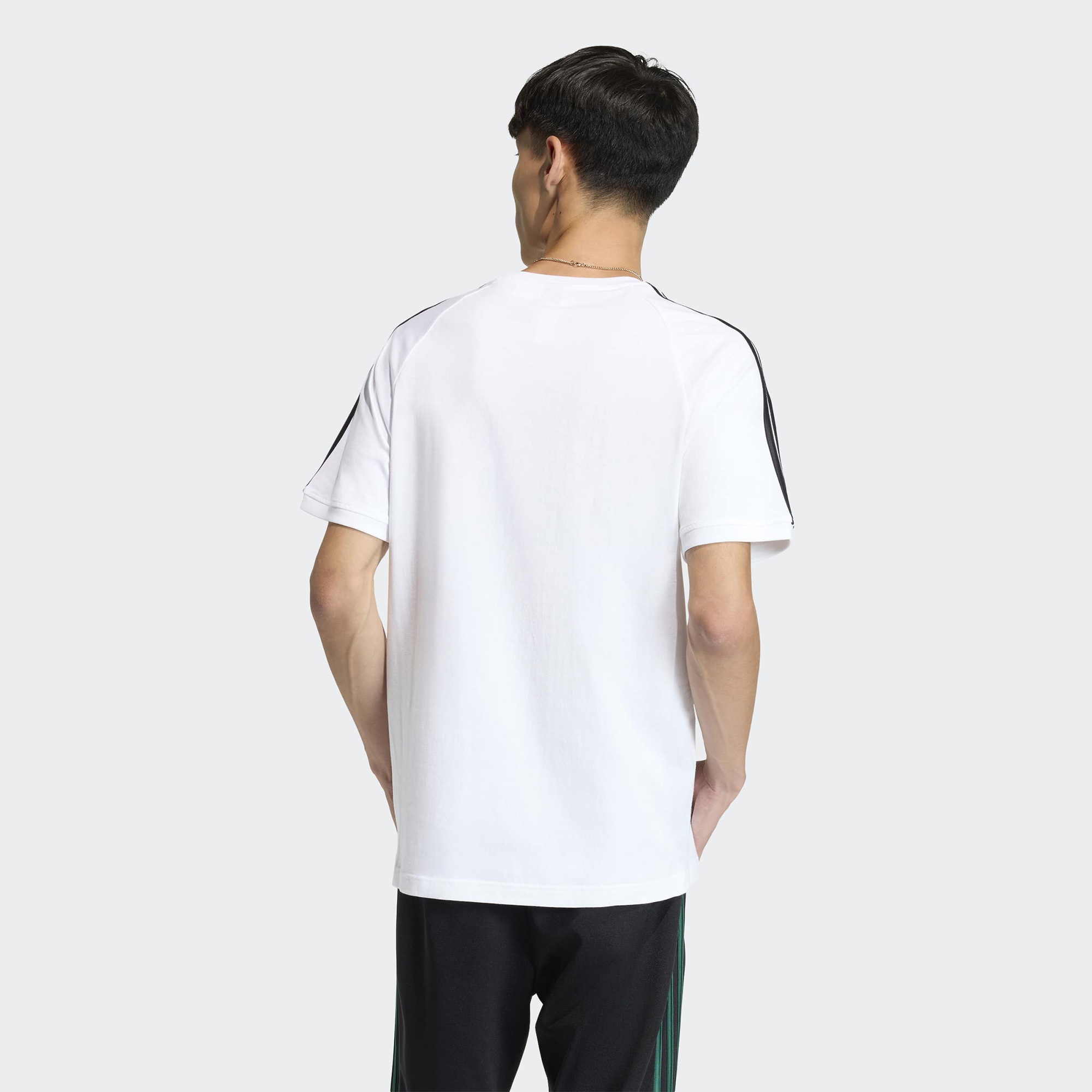 adidas Monogram Erkek Beyaz T-Shirt