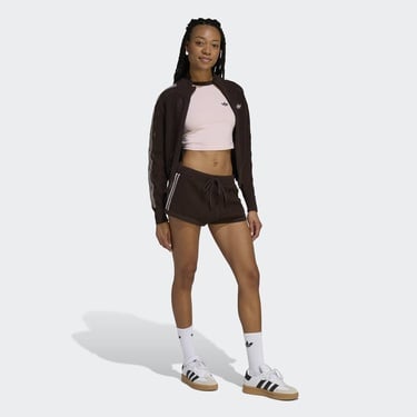  adidas Crochet Kadın Kahverengi Eşofman Üstü