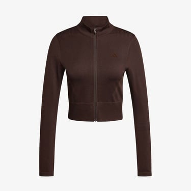  adidas Workout Essentials Kadın Kahverengi Sweatshirt