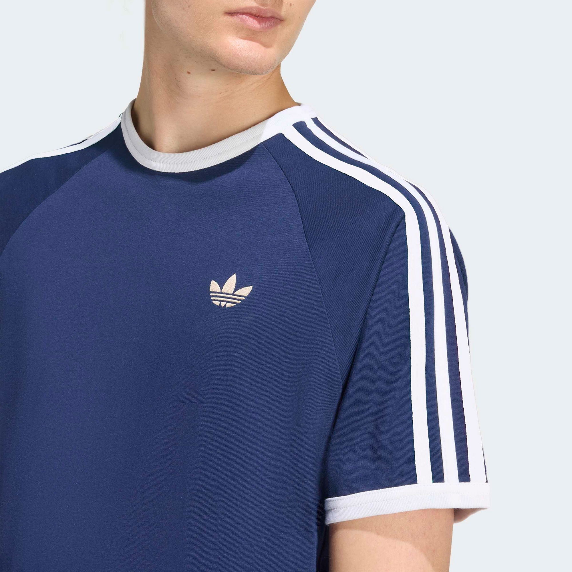 adidas 3-Stripes Erkek Lacivert Tişört