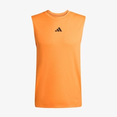  adidas Power 3-Stripes Erkek Turuncu Kolsuz T-Shirt