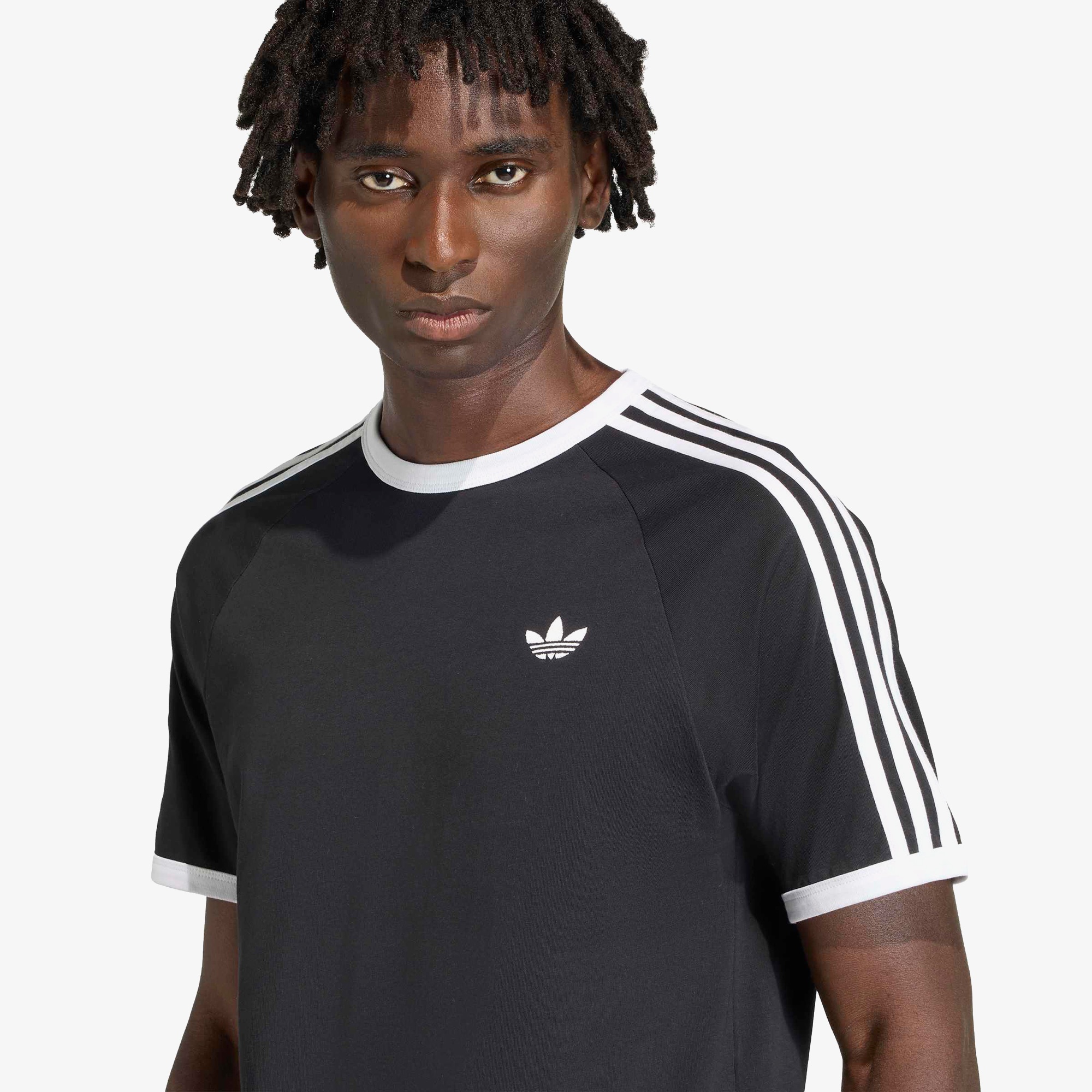 adidas 3-Stripes Erkek Siyah Tişört
