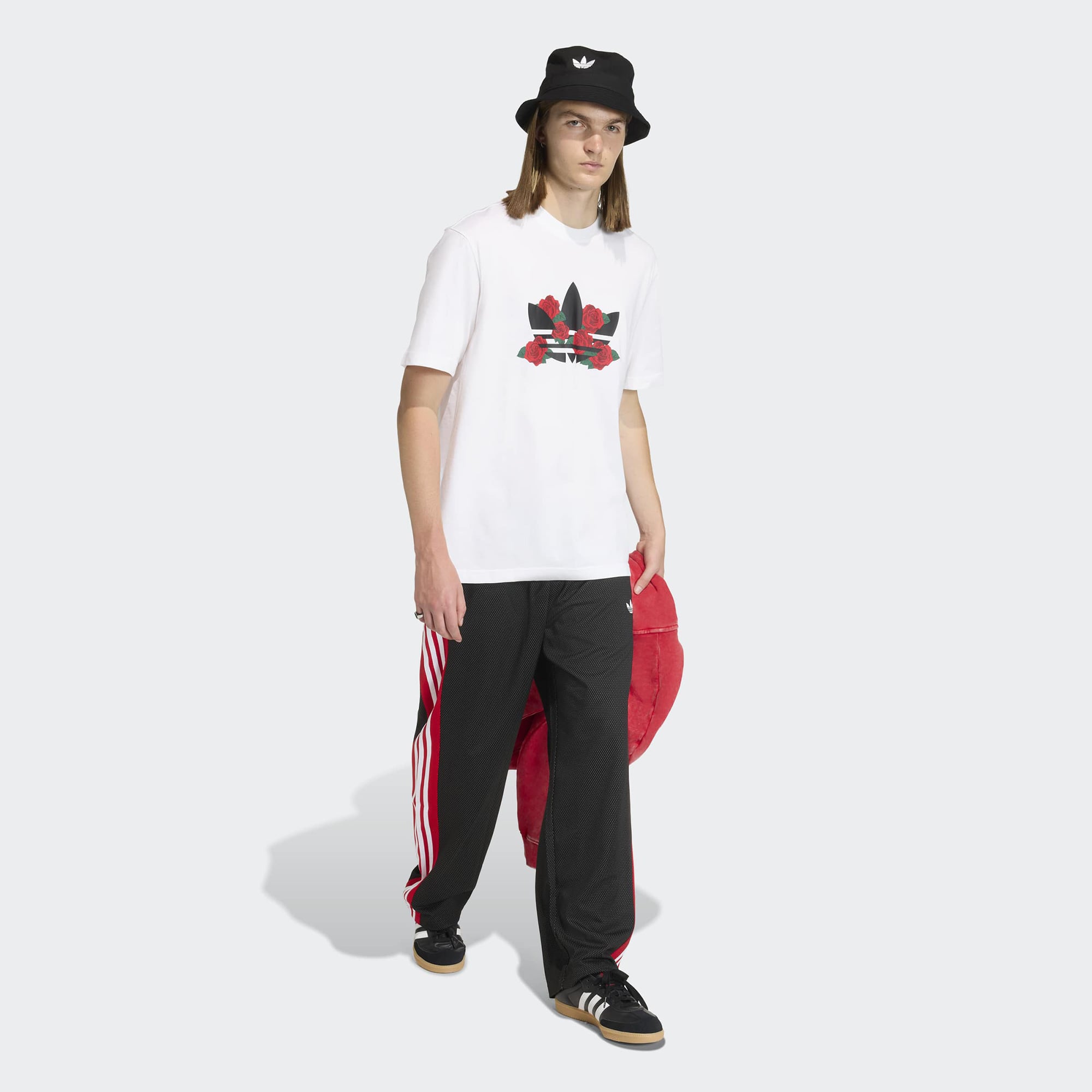  adidas Trefoil Series Roses Erkek Beyaz T-Shirt