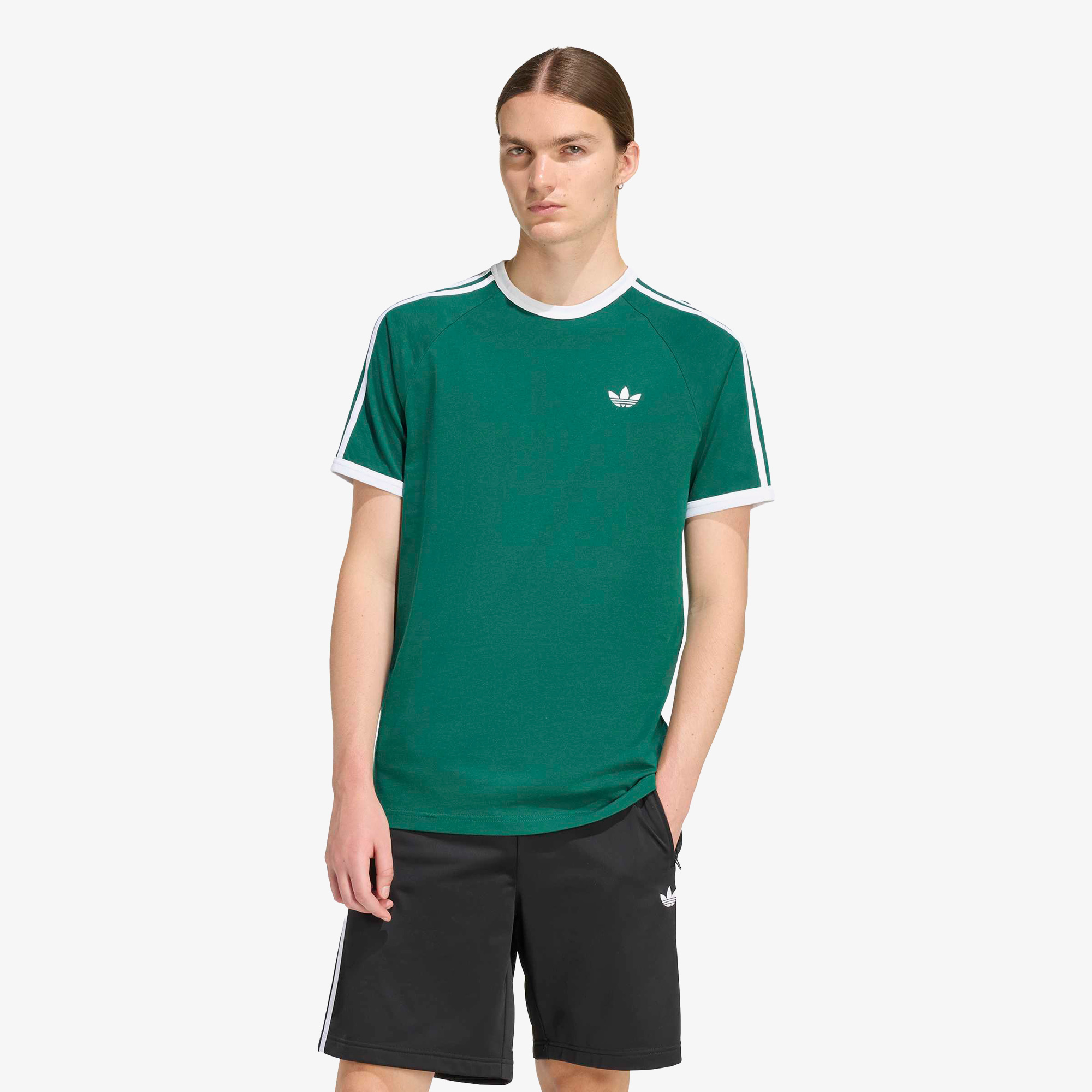  adidas 3-Stripes Erkek Yeşil T-Shirt
