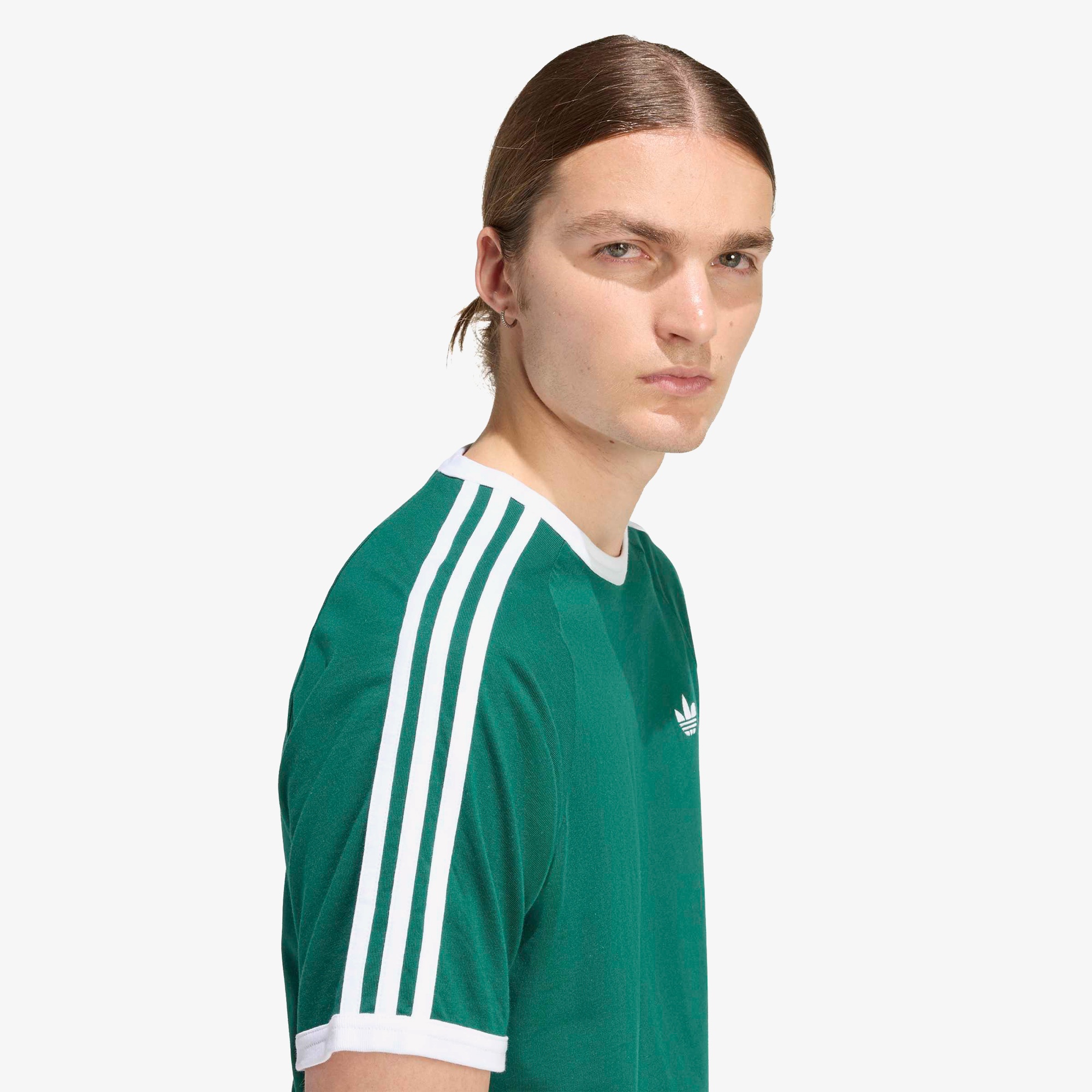 adidas 3-Stripes Erkek Yeşil Tişört