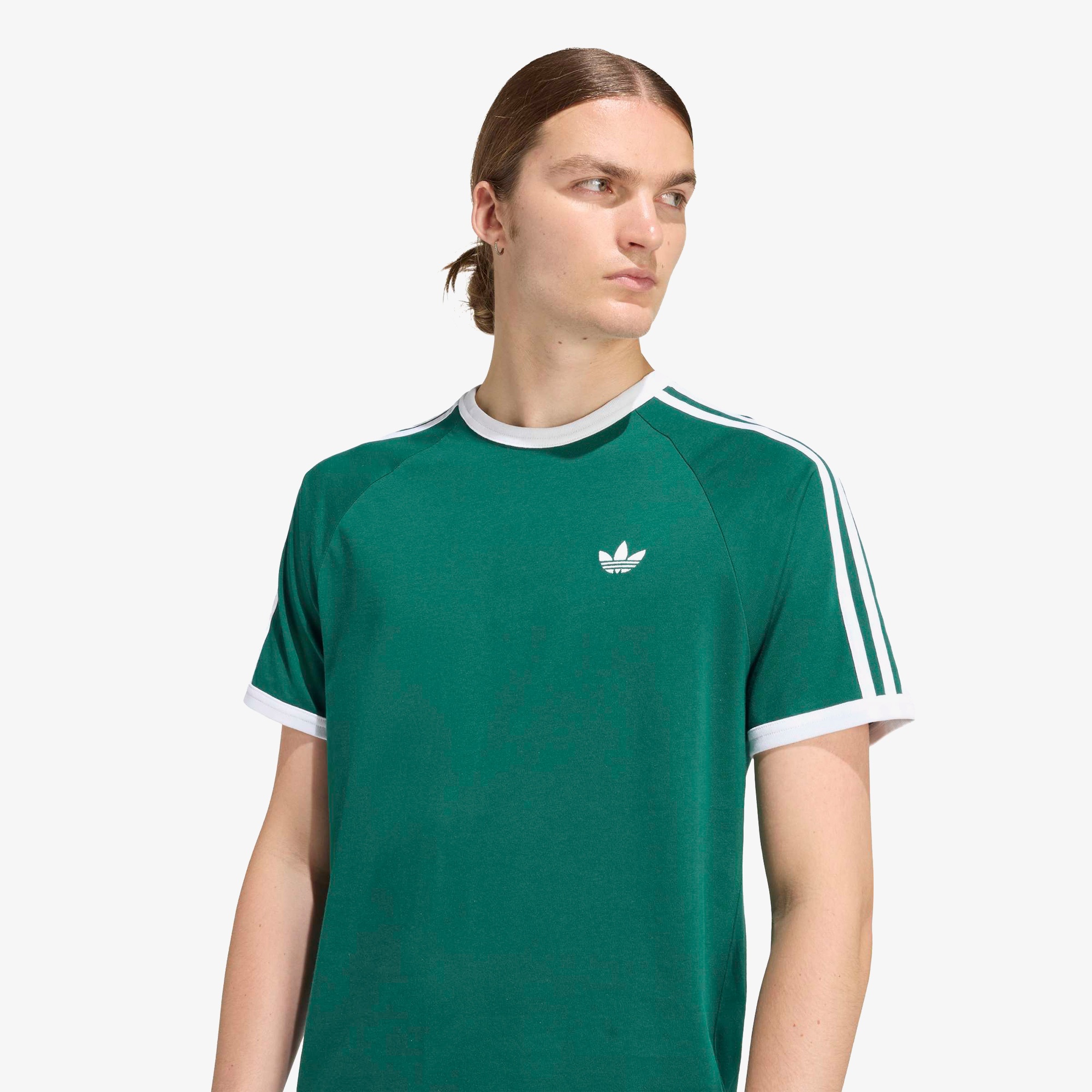 adidas 3-Stripes Erkek Yeşil Tişört