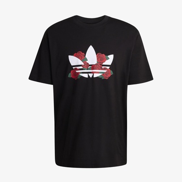  adidas Trefoil Series Roses Erkek Siyah T-Shirt