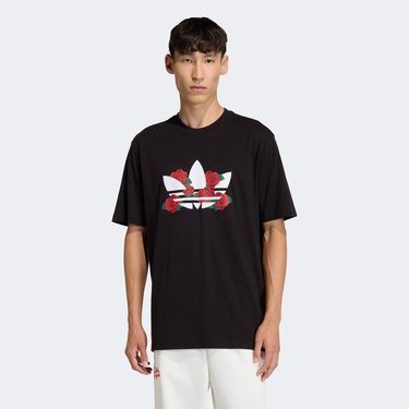  adidas Trefoil Series Roses Erkek Siyah T-Shirt