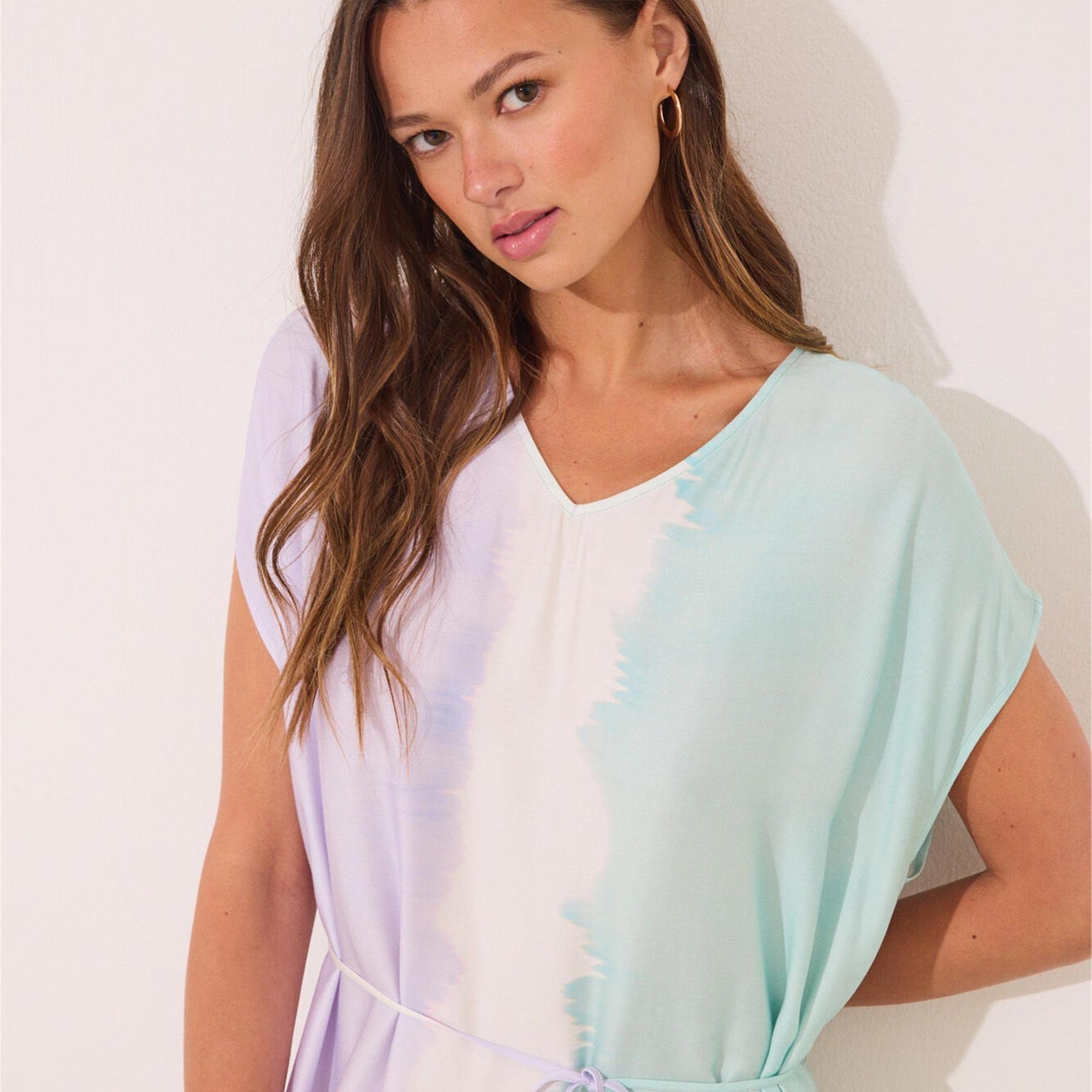 Women Secret Çok Renkli Batik Gecelik