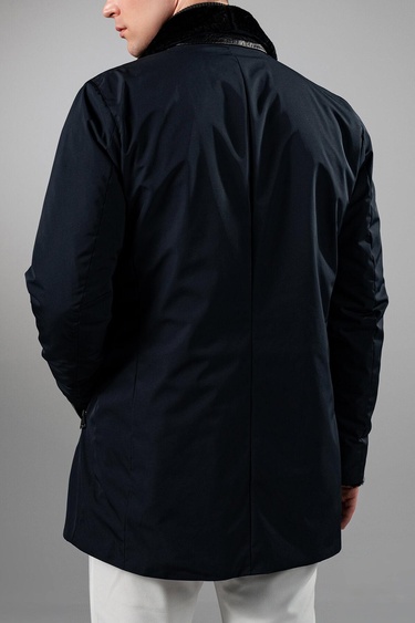  Tamer Tanca Erkek Tekstil & Deri Lacivert Mont