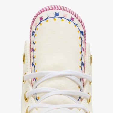  Converse Chuck Taylor All Star Lift Kadın Krem Platform Sneaker