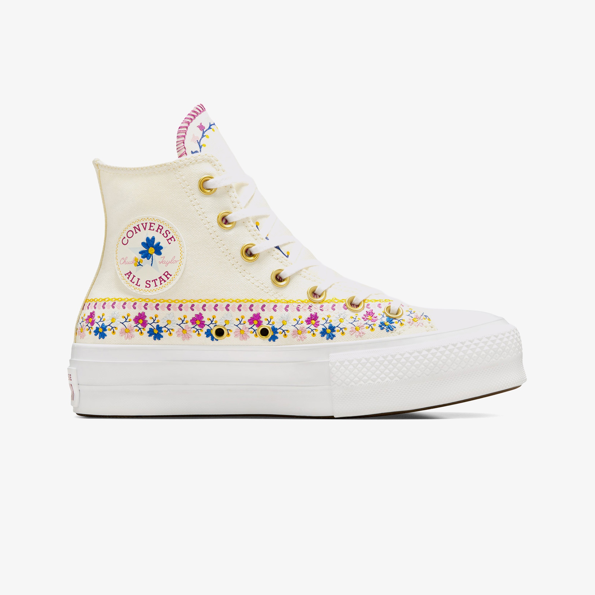 Converse Chuck Taylor All Star Lift Kadın Krem Platform Sneaker